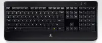Logitech Wireless Illuminated Keyboard K800 klaviatuur Raadioside Vene Must