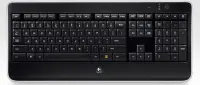Logitech Wireless Illuminated Keyboard K800 klaviatuur Raadioside Vene Must – pilt 12