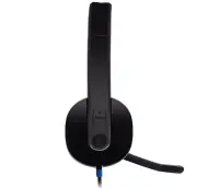 Logitech H540 USB Kõrvaklapp Juhtmega ühendatud Peavõru Kontor/kõnekeskus USB tüüp A Must – pilt 19