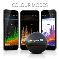 Deeper Smart Fishfinder Sonar Pro+, Wifi+GPS for iOS, Android Black