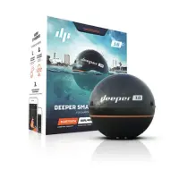 Deeper Smart Fishfinder Sonar Pro+, Wifi+GPS for iOS, Android Black