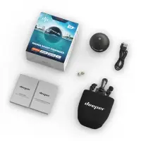 Deeper Smart Fishfinder Sonar Pro+, Wifi+GPS for iOS, Android Black