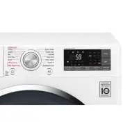 LG Washing machine F2J7HY1W Front loading, Washing capacity 7 kg, 1200 RPM, Direct drive, A+++-10%, Depth 45 cm, Width 60 cm, White, LED, Steam function, Display, Wi-Fi – pilt 3