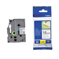 Markeerimislint Brother TZE-345 18mm valge/mustal
