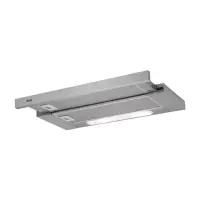 AEG Cooker Hood DPB5650M Electronic push buttons, Micro switch, Width 60 cm, 537 m³/h, Inox, Energy efficiency class A, 63 dB, Built in