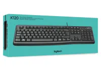 LOGI K120 Corded Keyboard black OEM US – pilt 8