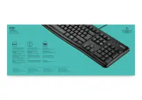LOGI K120 Corded Keyboard black OEM US – pilt 10