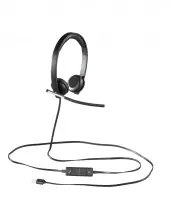 Logitech H650E Kõrvaklapp Juhtmega ühendatud Peavõru Kontor/kõnekeskus USB tüüp A Must, Hõbe – pilt 12