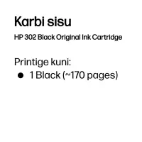 HP 302 ink cartridge black – pilt 4