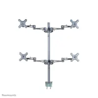Neomounts FPMA-D935D4 monitori kinnitus ja alus 68,6 cm (27") Laud Hõbe – pilt 3