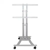 TV SET ACC FLOOR STAND SILVER/27-60" PLASMA-M1200 NEOMOUNTS