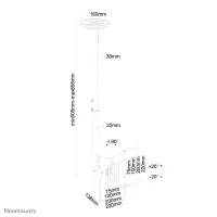 Neomounts FPMA-C060BLACK telerikinnitus 101,6 cm (40") Must – pilt 18