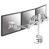 Newstar FPMA-D1030D-3 monitori kinnitus ja alus 45,7 cm (18") Klamber Hõbe