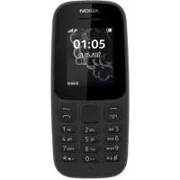 Nokia 105 (2017) Black, 1.4 ", TFT, 120 x 160 pixels, 4 MB, 4 MB, Dual SIM, Mini-SIM, USB version microUSB 2.0, Main camera No camera MP, 800 mAh