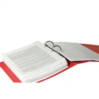 Registraator Esselte No1 VIVIDA PP A4 75mm punane