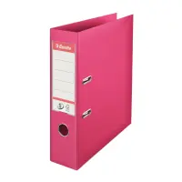 Registraator Esselte No1 Power PP A4 75mm, fuksia