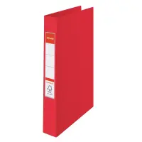 Rõngaskaaned Esselte VIVIDA A4 2R/25mm, selg 35mm, punane