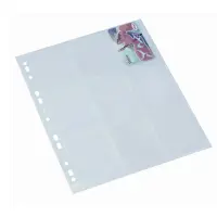 Köidetavad kiletaskud BANTEX A4, 9 taskut 64x89mm, 10 tk