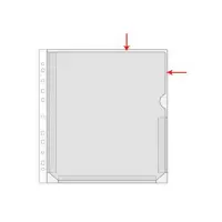 Köidetavad kiletaskud känguru F-tasku A4/0,18 läbipaistev