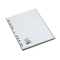 Vahelehed Bantex Strong Line A4, plastik 1-100