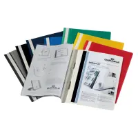 Kiirköitja Durable Duralux A4, visiitkaarditasku, roheline