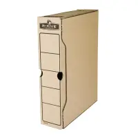 Arhiivikarp Fellowes A4 260 x 80 x 325 mm, pruun kartong (kogus 10 tükki)