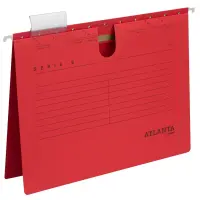 Rippkaaned E-SERIE Jalema A4, köiteklambriga, punane 3Re (kogus 2 tükki)