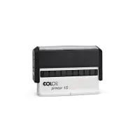 Tempel Colop Printer 15, must korpus, sinine padi