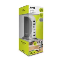 Laadimistorn Port Designs PORT 6xUSB, 8A, EU