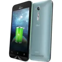 Asus ZenFone Go ZB450KL Silver Blue, 4.5 ", TN, 480 x 854 pixels, Qualcomm, Snapdragon 410 MSM8916A, Internal RAM 1 GB, 8 GB, Micro SD Card up to128 GB, Dual SIM, Micro-SIM, 3G, 4G, Main camera 8 MP, Secondary camera 2 MP, Android, 6.0, 2070 mAh