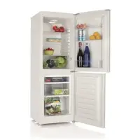 Candy Refrigerator CFM 14502W Free standing, Combi, Height 144 cm, A+, Fridge net capacity 112 L, Freezer net capacity 48 L, 43 dB, White – pilt 2
