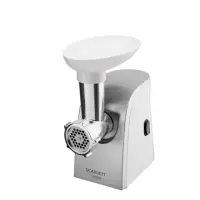Scarlett Meat Grinder SC - MG45M12  Inox/ white, 1900 W, Number of speeds 1, 2 detachable steel grids with holes 5 and 7 mm