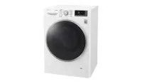 LG Washing machine with dryer F4J7FH1W Front loading, Washing capacity 9 kg, Drying capacity 6 kg, 1400 RPM, Direct drive, A, Depth 61 cm, Width 60 cm, White, Steam function, LED, Drying system, Display – pilt 6