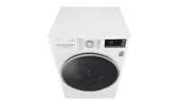 LG Washing machine with dryer F4J7FH1W Front loading, Washing capacity 9 kg, Drying capacity 6 kg, 1400 RPM, Direct drive, A, Depth 61 cm, Width 60 cm, White, Steam function, LED, Drying system, Display – pilt 12