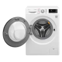 LG Washing machine with dryer F4J7FH1W Front loading, Washing capacity 9 kg, Drying capacity 6 kg, 1400 RPM, Direct drive, A, Depth 61 cm, Width 60 cm, White, Steam function, LED, Drying system, Display – pilt 14