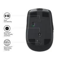 Logitech MX Anywhere 2S Wireless Mobile Mouse hiir Kontor Parempoolne RF juhtmeta ühendus + Bluetooth 4000 DPI – pilt 18