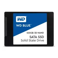 SSD|WESTERN DIGITAL|Blue|500GB|SATA 3.0|TLC|Write speed 530 MBytes/sec|Read speed 560 MBytes/sec|2,5"|TBW 200 TB|MTBF 1750000 hours|WDS500G2B0A