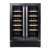 Candy Wine cooler  CCVB 60D  Built-in, Bottles capacity 38, Black