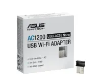 Asus | USB-AC53 NANO AC1200 Dual-band USB MU-MIMO Wi-Fi Adapter | 2.4GHz/5GHz | 36 month(s) – pilt 4