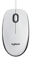 LOGI M100 Mouse White USB - EMEA
