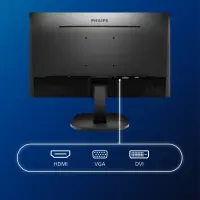 Philips | 243V7QDAB/00 | 23.8 " | IPS | FHD | 16:9 | 60 Hz | 5 ms | 1920 x 1080 | LCD pixels | 250 cd/m² | HDMI ports quantity 1 | Black | Warranty 36 month(s) – pilt 8