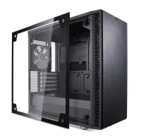Fractal Design | Define Mini C TG | FD-CA-DEF-MINI-C-BK-TG | Side window | Left side panel - Tempered Glass | Micro ATX | ATX | Black
