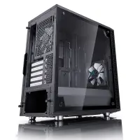 Fractal Design | Define Mini C TG | FD-CA-DEF-MINI-C-BK-TG | Side window | Left side panel - Tempered Glass | Micro ATX | ATX | Black – pilt 2