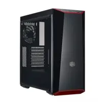 Cooler Master MasterBox Lite 5 Case + MasterFan MF120L Red Fan + MasterWatt Lite 600W Power Supply (MCW-L5S3-KWNA60) Side window, USB 3.0 x2, Mic x1, Spk x1, Black, ATX, Power supply included Yes