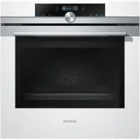 SIEMENS Oven HB672GBW1S Multifunctional, 71 L, White, activeClean pyrolysis, Height 59.5 cm, Width 59.5 cm, Integrated timer