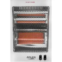 Adler | Heater | AD 7709 | Halogen Heater | 800 W | Number of power levels 2 | White – pilt 11