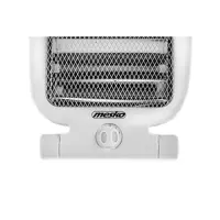 Mesko | Heater | MS 7710 | Halogen Heater | 800 W | Number of power levels 2 | White