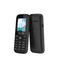 Alcatel 1050D Black, 1.8 ", TFT, 128 x 160 pixels, 32 MB, 32 MB, Dual SIM, Mini-SIM, USB version microUSB 2.0, Built-in camera, Main camera 0.3 MP, 400 mAh