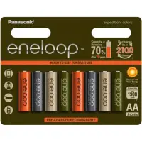 Panasonic Eneloop AA/HR6, 1900 mAh, Rechargeable Ni-MH, 8 pc(s)