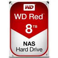 HDD|WESTERN DIGITAL|Red|8TB|SATA 3.0|128 MB|5400 rpm|3,5"|WD80EFZX